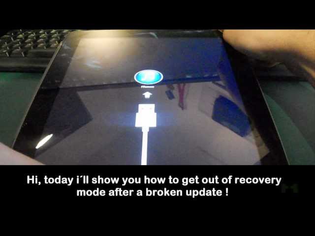 How to Fix iPhone Ipad Stuck in Recovery mode loop after update [HD]