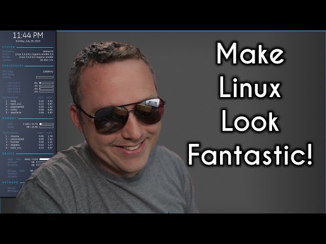 Make Linux Look Better | Conky Desktop