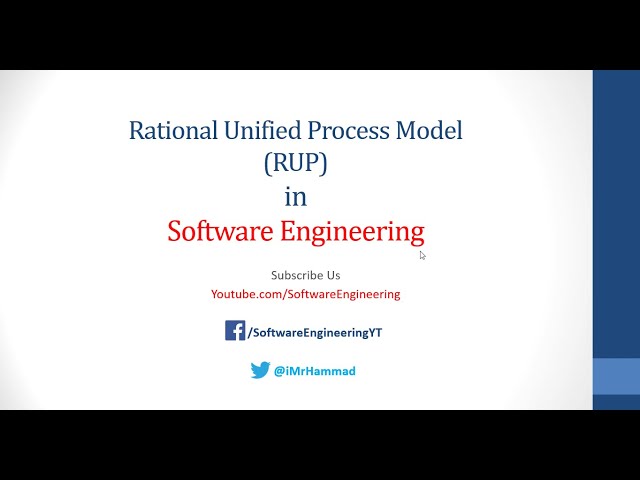 Rational Unified Process in Hindi | Unified Process and Rational Unified Process in HINDI | RUP