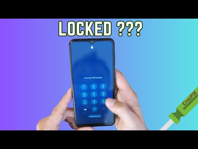 Is your SAMSUNG A13 locked? Forgot password or PIN? Unlock tutorial