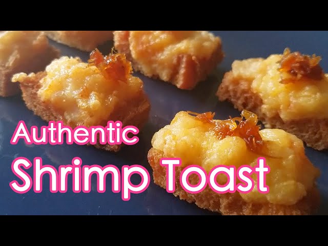 EASIEST Crispy Shrimp Toast recipe! Traditional recipe disclosed! (蝦多士/鍋貼蝦/面包蝦)