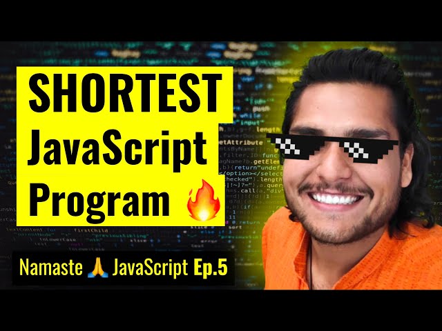 SHORTEST JS Program 🔥window & this keyword | Namaste JavaScript Ep. 5