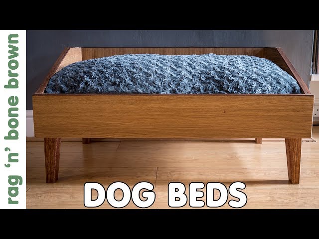 Wooden Dog Beds - Mid Century Modern