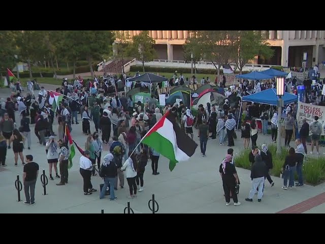 College campus pro-Palestine protests extend to UC Irvine