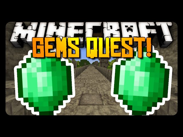 Minecraft: GEMS QUEST! (Collect Gems, Dodge Obstacles)