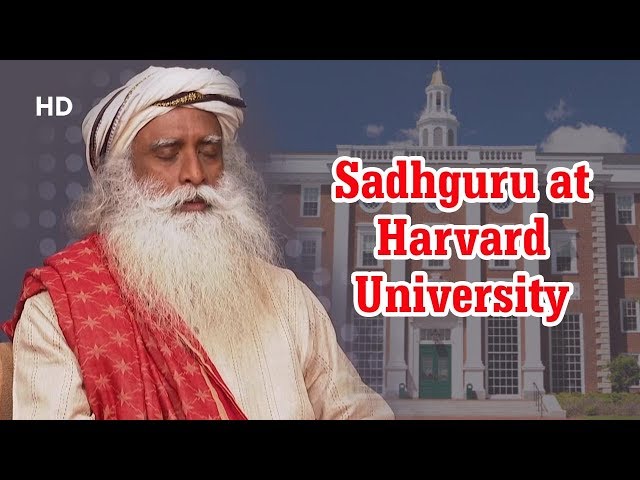 Sadhguru at Harvard University – Youth and Truth