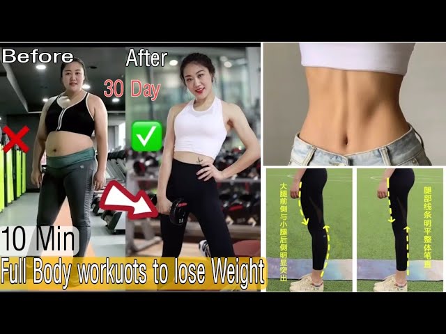 Full body weight loss exercises at home for girls (No Equipment) | Những bài tập giảm cân tại nhà