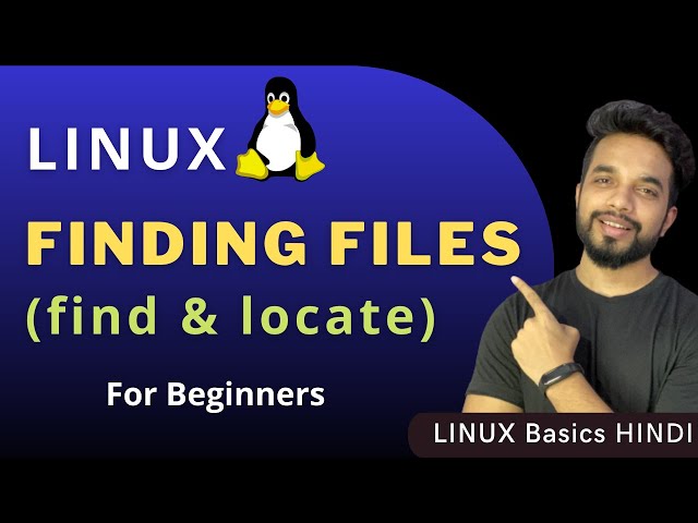 Linux Find & Locate Command in Hindi with Example | How to Find Files in Linux