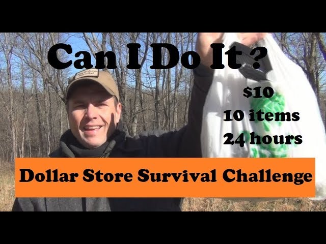 Dollar Store Survival Challenge