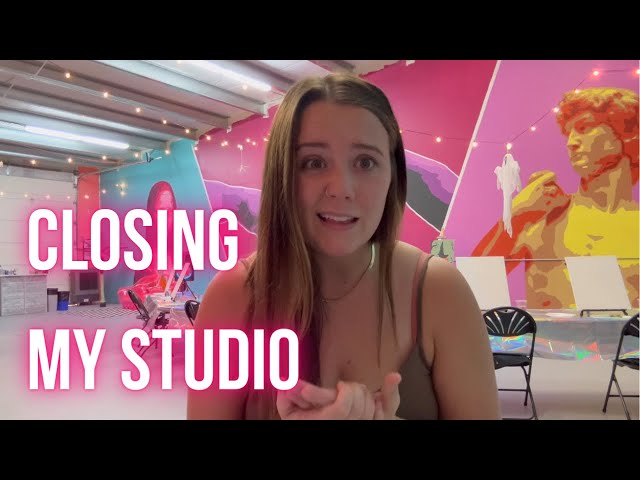 Why I’m Closing my Paint & Sip Studio