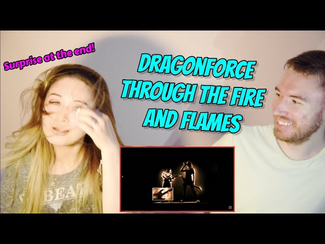 FIRST TIME HEARING DRAGONFORCE!! (THROUGH THE FIRE AND FLAMES) **COUPLE REACTION**