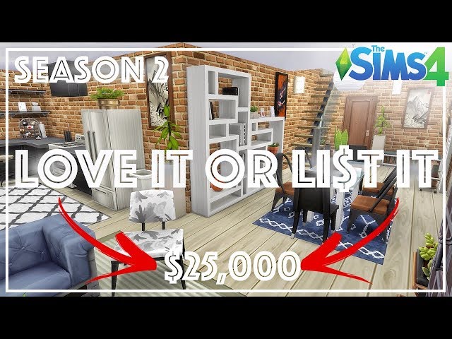 $25,000 RENOVATION OF 702 ZENVIEW APARTMENTS - Love It or List It (Sims 4 Speed Build)
