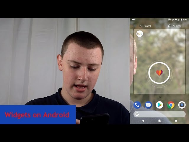 Widgets on Android