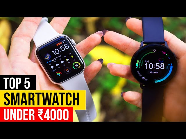 Top 5 Best Smartwatch Under ₹4000 in 2022⚡Smartwatch Under 4000 With calling, SpO2 & Amoled⚡Aug 2022
