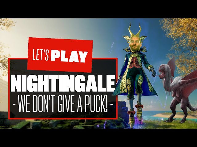 Let's Play Nightingale PC Gameplay! - WE DON'T GIVE A PUCK!