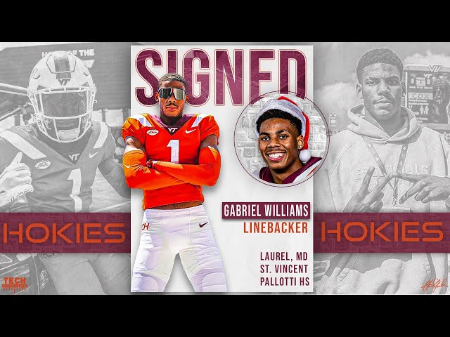 Gabriel Williams Signs With Virginia Tech