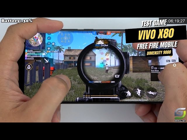 Vivo X80 test game Free Fire Mobile