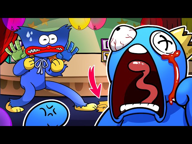 [Animation] The reason why Blue LOVES balloons! | Rainbow Friends VS Poppy Playtime3 | SLIME CAT
