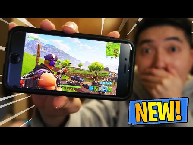 PLAYING Fortnite on Mobile LIVE! - First Gameplay (iOS & Android) - How to Download