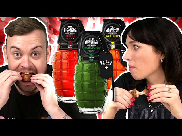 Irish People Try The General's Hot Sauces