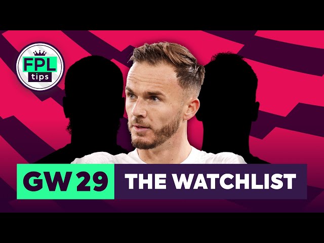FPL GW29: THE WATCHLIST | Maddison Impresses | Blank Gameweek 29 | Fantasy Premier League 23/24 Tips