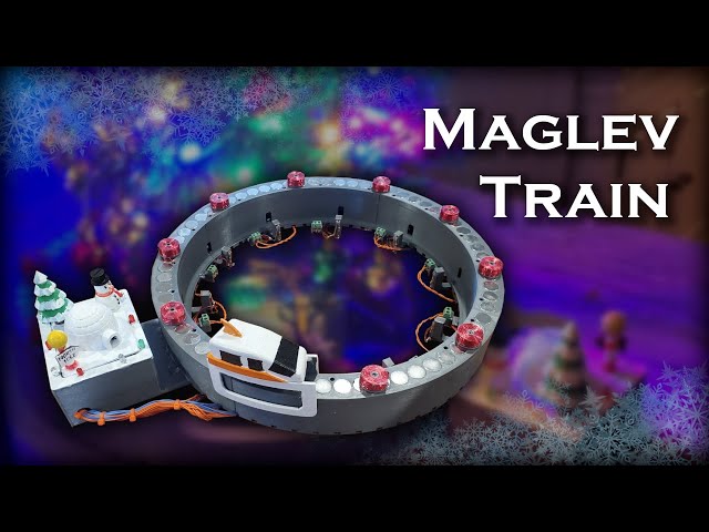 Building a Maglev train for my Christmas Tree