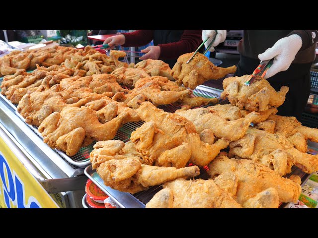 Delicious Seasoned Chicken and Fried Chicken - BEST 5 / korean street food