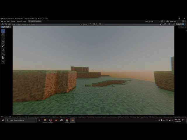 making minecraft inside of blender (with geometry nodes)