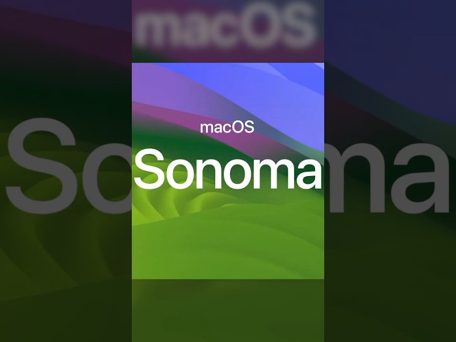 🖥️✨ macOS Sonoma: Ein Blick in die Zukunft des Betriebssystems!