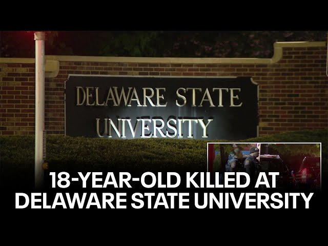 Delaware State University students react after 18-year-old killed on campus