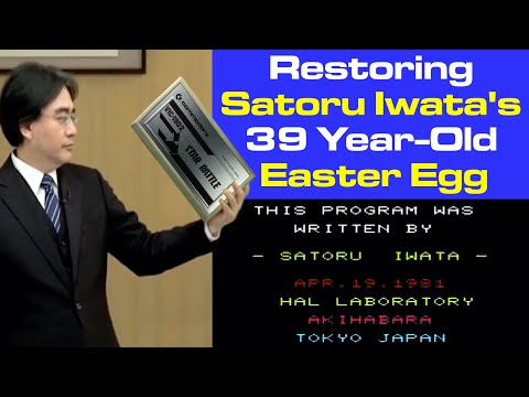 Restoring Satoru Iwata's 39 Year-Old Easter Egg in Star Battle for the Commodore VIC-20