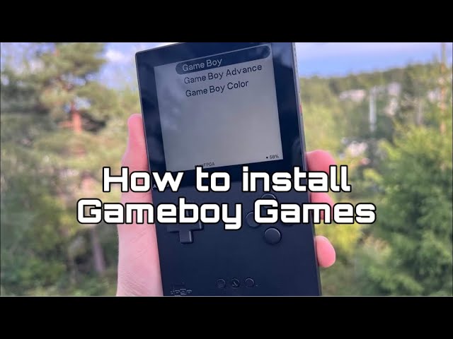 How to Install Gameboy Games on your Analogue Pocket