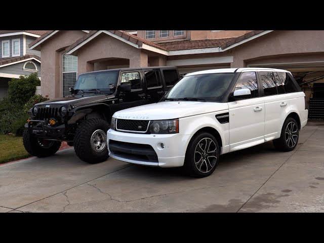 Risky New Daily Driver! 2013 Range Rover Sport Tire Rotation, Oil Change and Parking Brake Fix