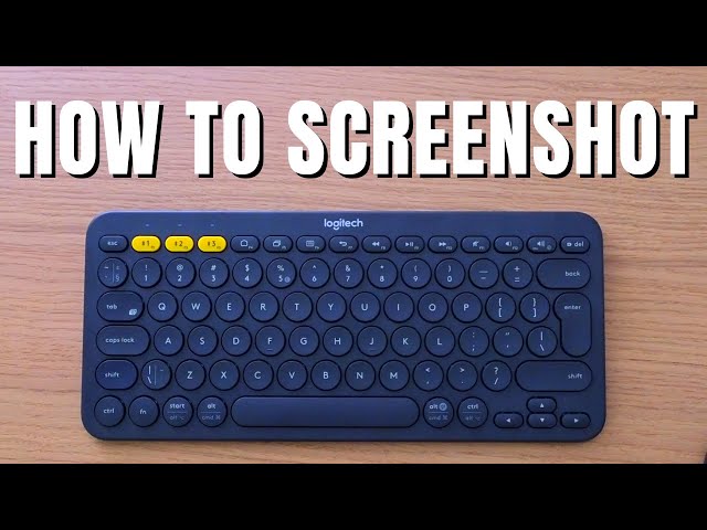 How To Take Screenshot with K380 (2023 WORKS!)