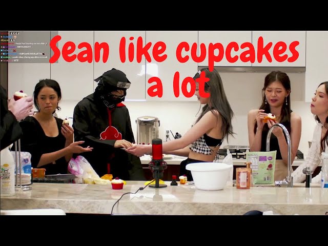 Sean definitely not disguised Disguised Toast again likes cupcakes.
