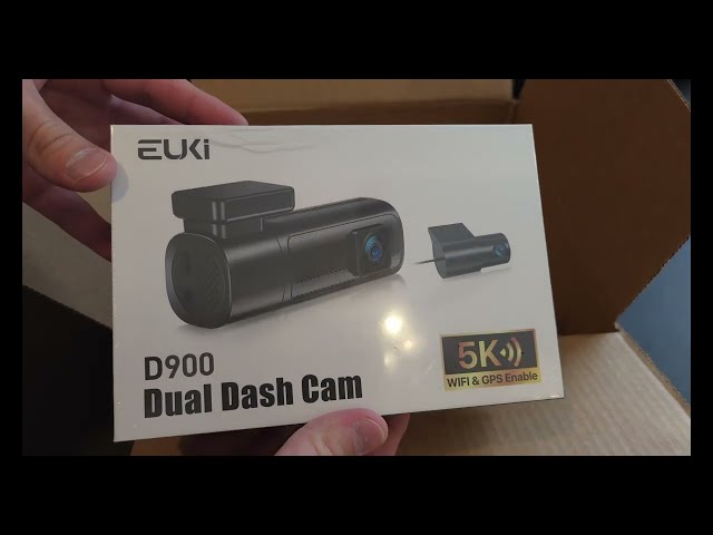 Unboxing EUKI 4K60fps dash cam