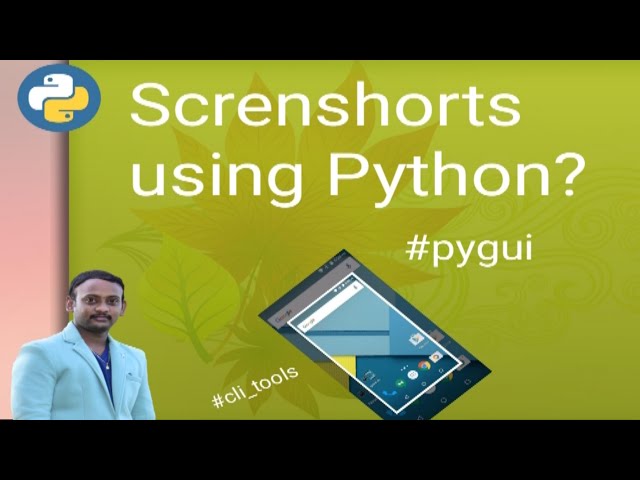 screenshots using python?