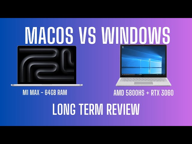 G14 vs Macbook - RTX 3060 vs M1 Max - 2024 M1 Max Long Term Review