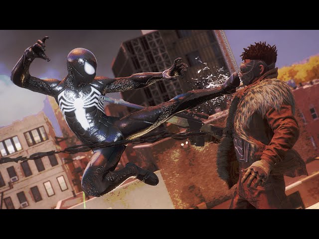Flawless Symbiote Suit Combat - Spider-Man 2