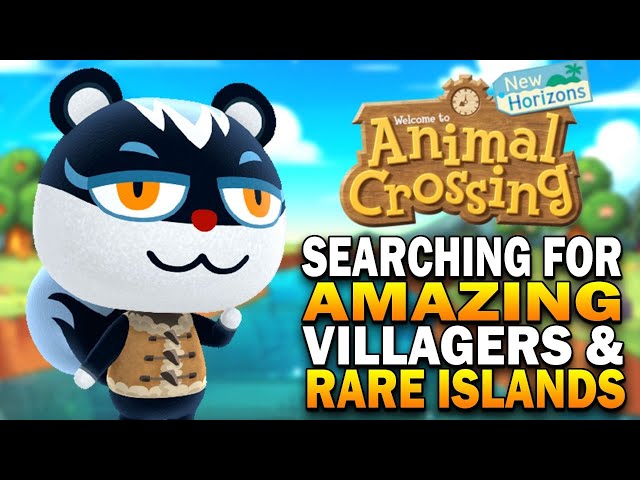 Searching For Amazing Villagers & Rare Islands! Animal Crossing New Horizons Gameplay