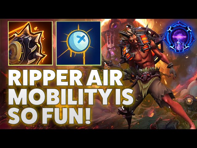Junkrat Riptire - RIPPER AIR MOBILITY IS SO FUN! - Grandmaster Storm League