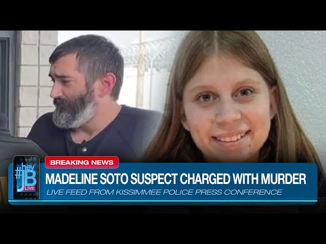 #BREAKING: Madeline Soto Suspect Stephan Sterns Charged with Murder | Police Press Conference #HeyJB