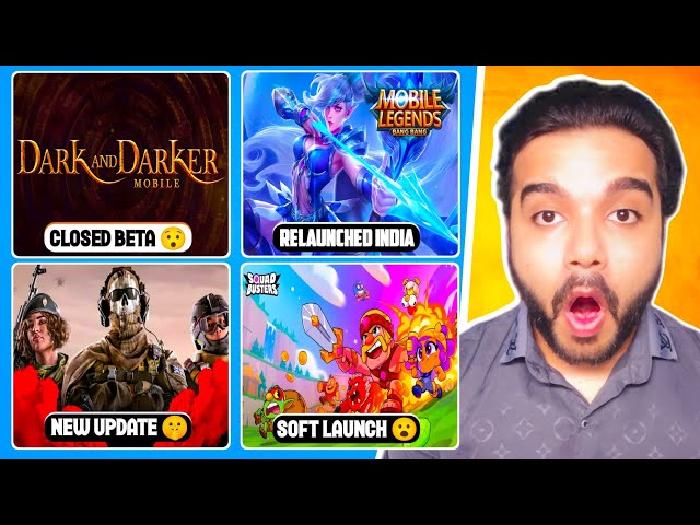 Relaunched Mobile Legends India 😮 | Dark and Darker Mobile Beta 😯 | Warzone Mobile New Update 🤩🔥