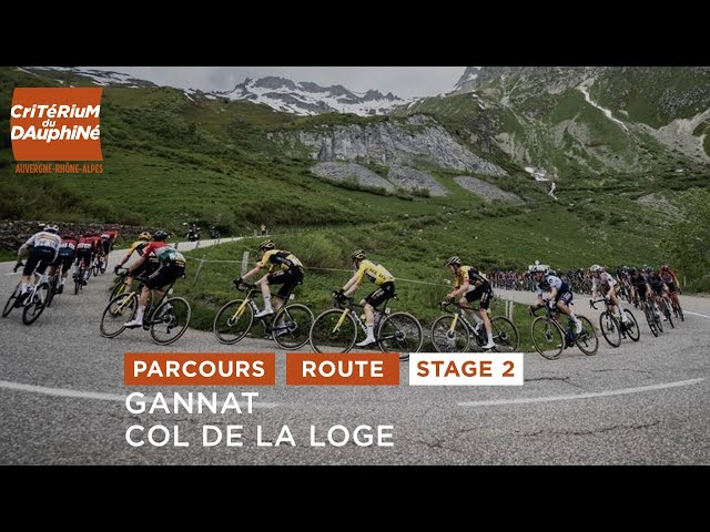 #Dauphiné 2024 : Route stage 2 / Parcours de l'étape 2