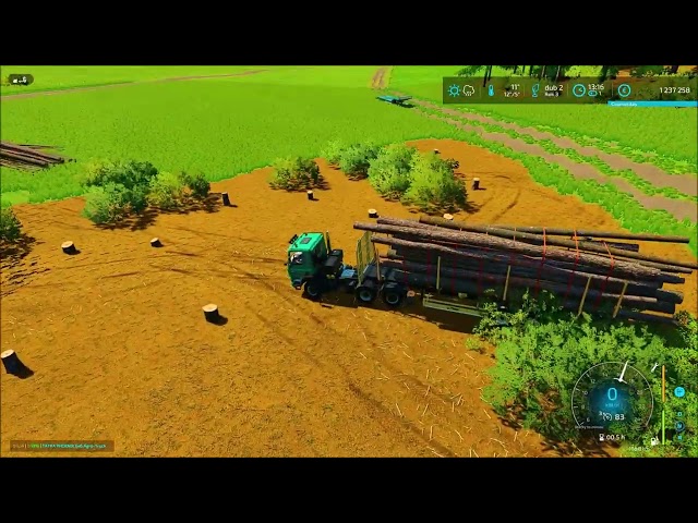 🌻 Farming Simulator 22 🌻 Somewhere In Thuringia III 🌻 ▶ Timelapse 80 ◀ Logging & Delivering wood!