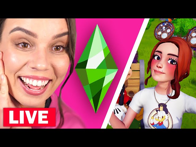 Playing the Disney Dreamlight Valley update & The Sims 4!
