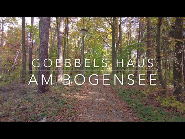 Goebbels Landsitz am Bogensee in 4K