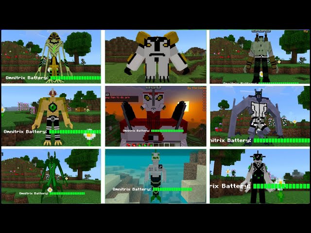 🆕🆓 ADD-ON BEN 10 CLASSIC v4 NEW ALIEN AND ENEMIES & OMNITRIX MINECRAFT 📱 ANDROID NEW VERSION 2024