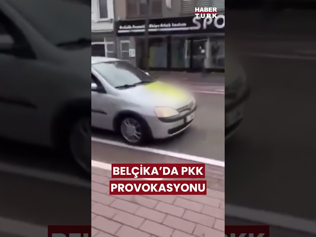 Belçika'da PKK provokasyonu! Türk vatandaşlar tepki gösterdi! #shorts #belçika