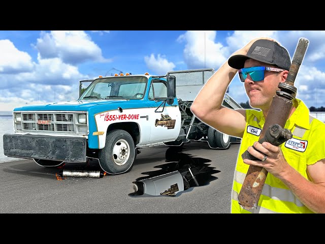 Racing My Big Block Tow Truck!!! (Ended Horribly)